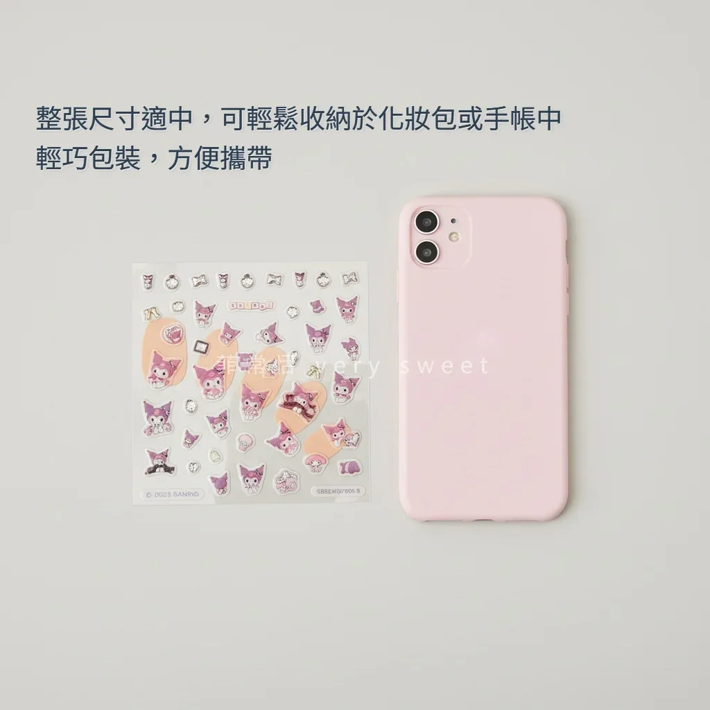 台灣製三麗鷗晶鑽指甲貼內容圖 9